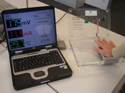 Fraunhofer body heat demo